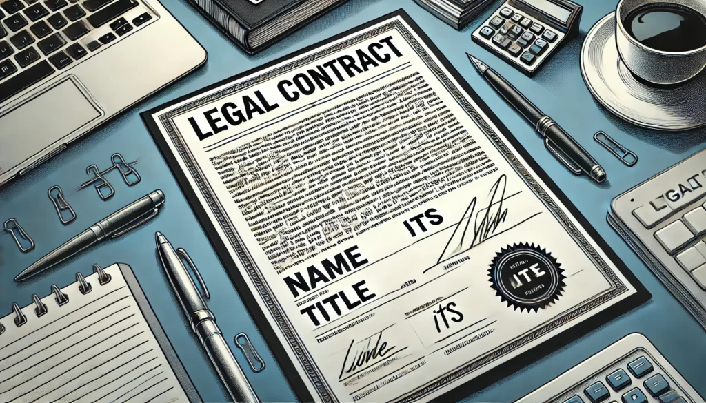 What Does Its Mean on a Contract